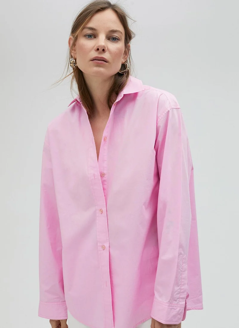 Lola Casademunt Oversize poplin shirt