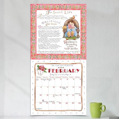 TF Publishing 2026 Susan Branch Wall Calendar - Large Grids for Appointments and Scheduling - Vertical Monthly Wall Calendar 2026 with Premium Matte Paper for Home and Office Organization - 12x12in - Image 4
