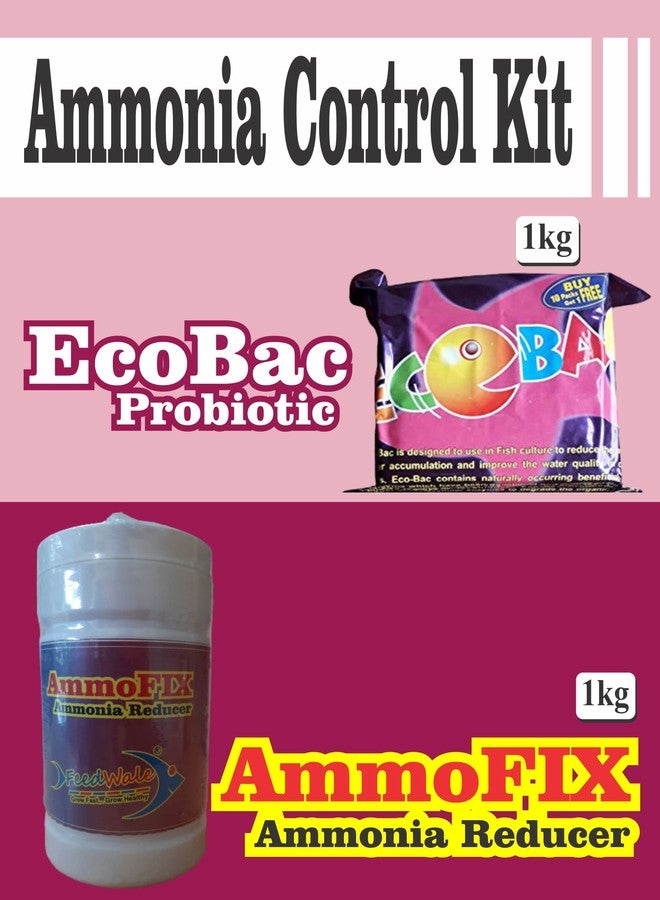FeedWale Ammonia Control Kit for Fish Ponds and BioFloc Tanks (AmmoFix + EcoBac) - Image 4