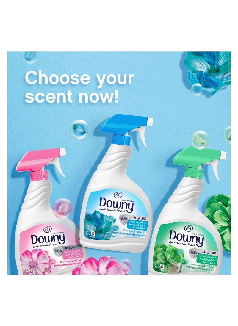 Downy - Antibacterial Valley Dew Fabric Refresher Spray 800ml - Image 1