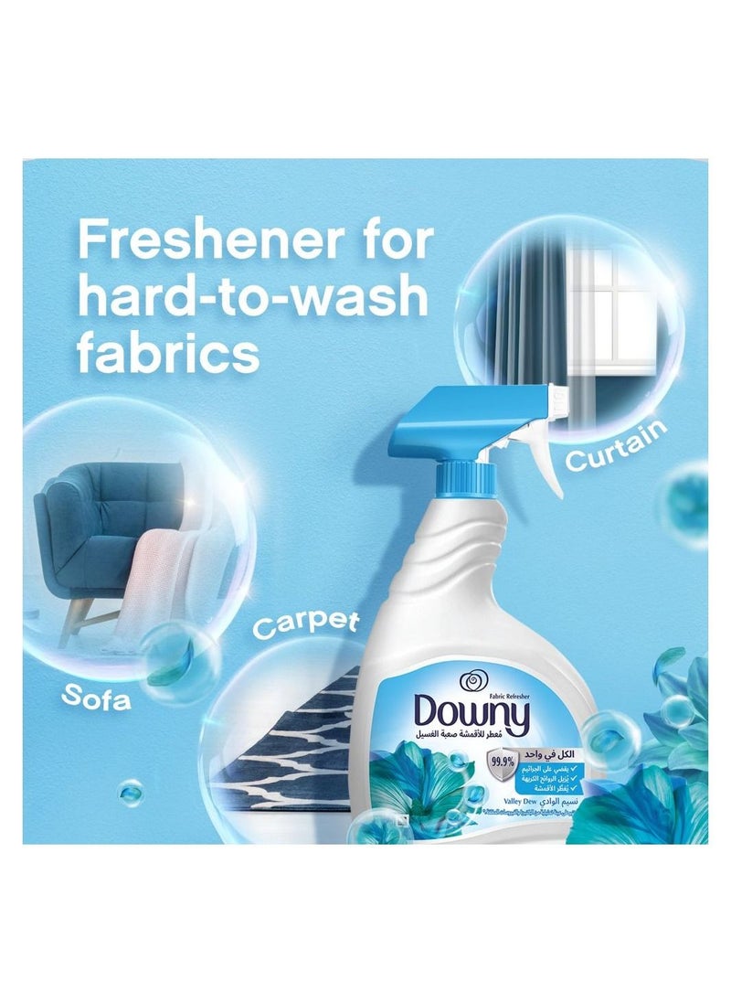 Downy - Antibacterial Valley Dew Fabric Refresher Spray 800ml - Image 1