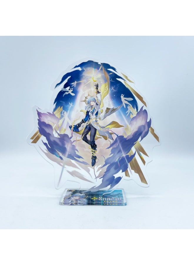 Generic - Game Honkai: Star Rail Figure Sunday Jiao Qiu Yunli Firefly Jingliu Acrylic Stand Model Plate Cosplay Anime Keychain Fans Gift-Color:49-Size:15 cm-Ships From:CHINA - Image 1