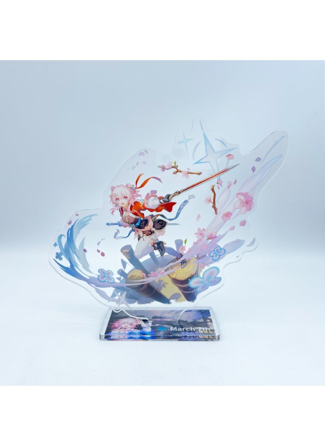 Generic - Game Honkai: Star Rail Figure Sunday Jiao Qiu Yunli Firefly Jingliu Acrylic Stand Model Plate Cosplay Anime Keychain Fans Gift-Color:49-Size:15 cm-Ships From:CHINA - Image 1