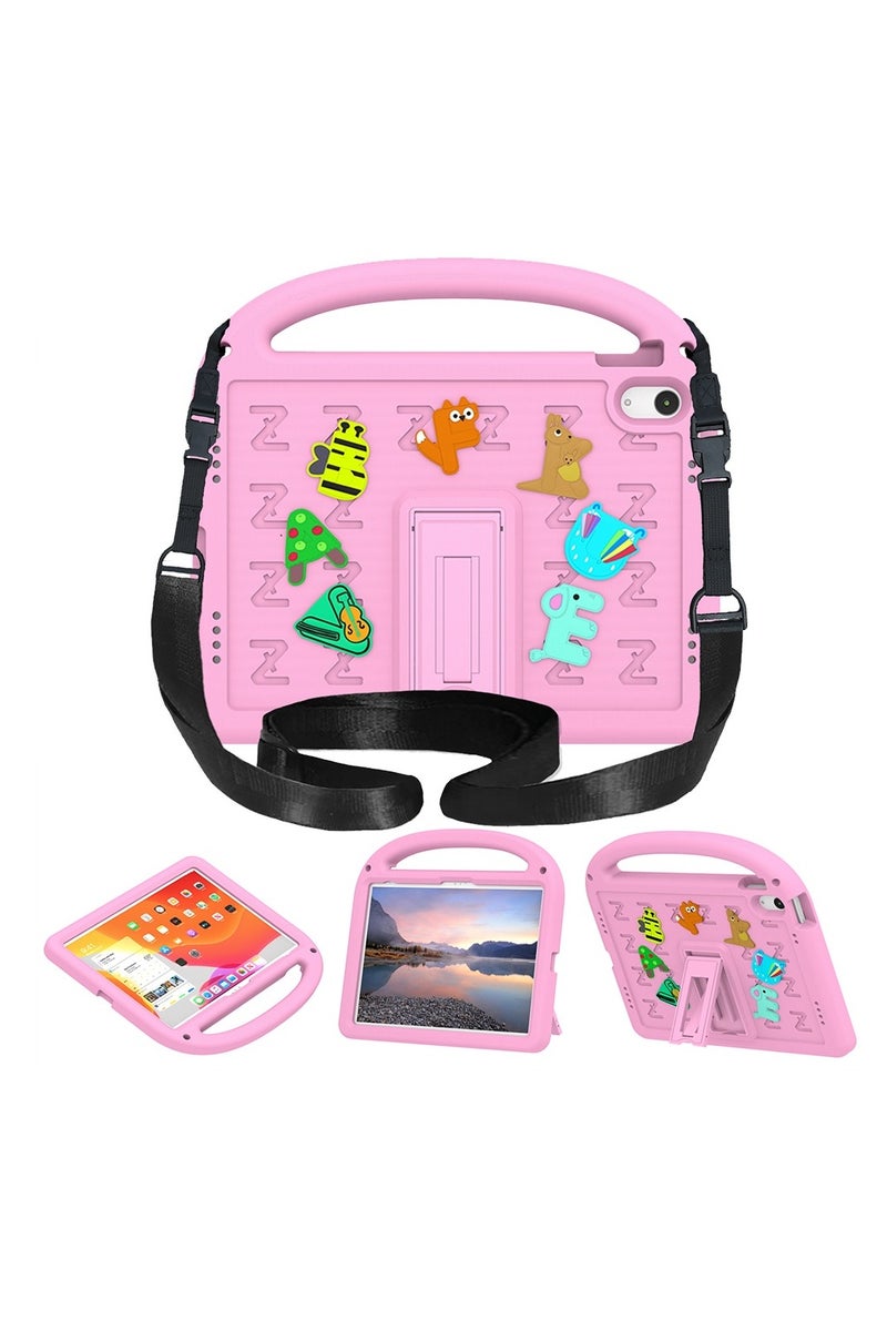 Children's Protective Case for iPad 10th Generation 10.9 2022 Case/iPad 11th Generation 11 inch 2025, shockproof cover with shoulder strap bracket - Image 1