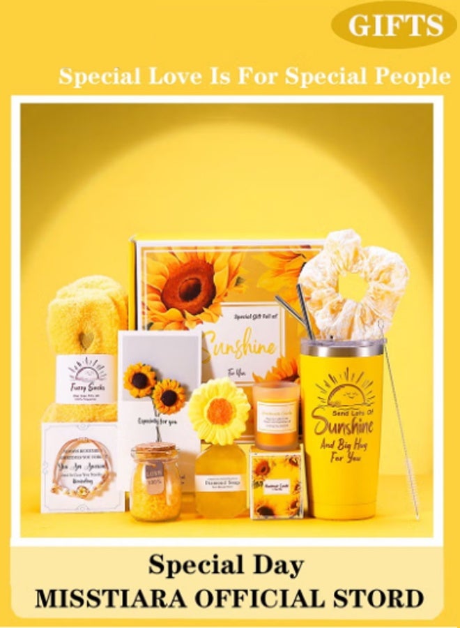 MissTiara Gifts Basket for Women - Birthday Gifts for Women, Relaxing Spa Gift Basket Set, Unique Gift Ideas for Women, Gifts for Mom Sister Best Friend Wife, Coworker Teacher Nurse Gifts for Women - Image 1