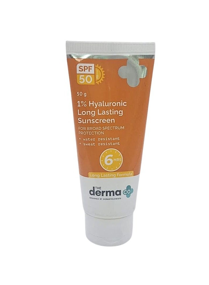 THE derma Co 1% Hyaluronic Long Lasting Sunscreen - Image 1
