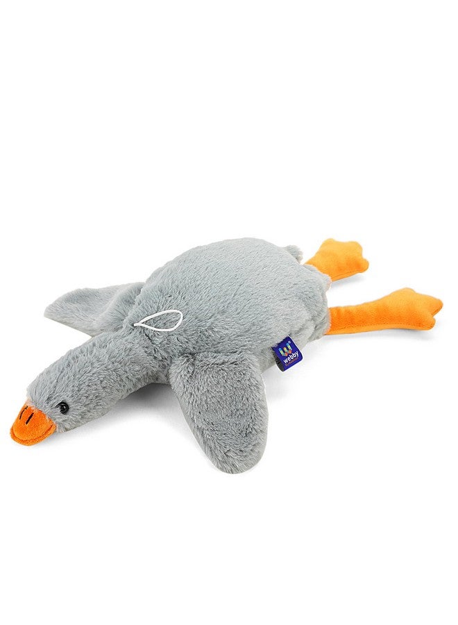 Webby Plush Adorable Cute Duck Soft Toy for Kids and Adults - 40 CM (Grey) - Image 1