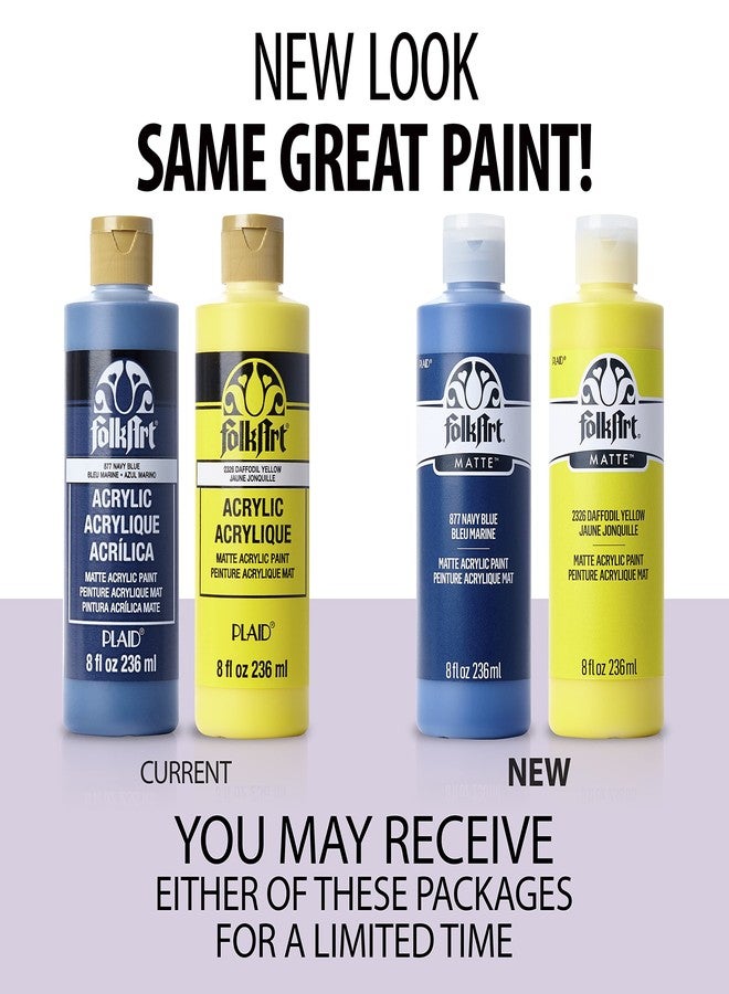 FolkArt Acrylic Paint in Assorted Colors (8 oz), , True Blue - Image 2