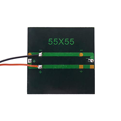 Electronicspices Electronic Spices 55 x 55 Mini Solar Panel 4V 100MH Wire Attached For Diy Projects kit toys Pack of 1 - Image 3
