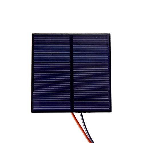 Electronicspices Electronic Spices 55 x 55 Mini Solar Panel 4V 100MH Wire Attached For Diy Projects kit toys Pack of 1 - Image 2