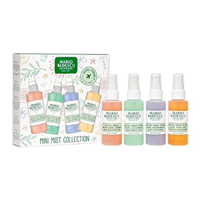 Mario Badescu Facial Spray Collection with Rose Water, Cucumber, Lavender and Orange Blossom, Multi-Purpose Cooling and Hydrating Face Mist for All Skin Types, Dewy Finish - Image 2
