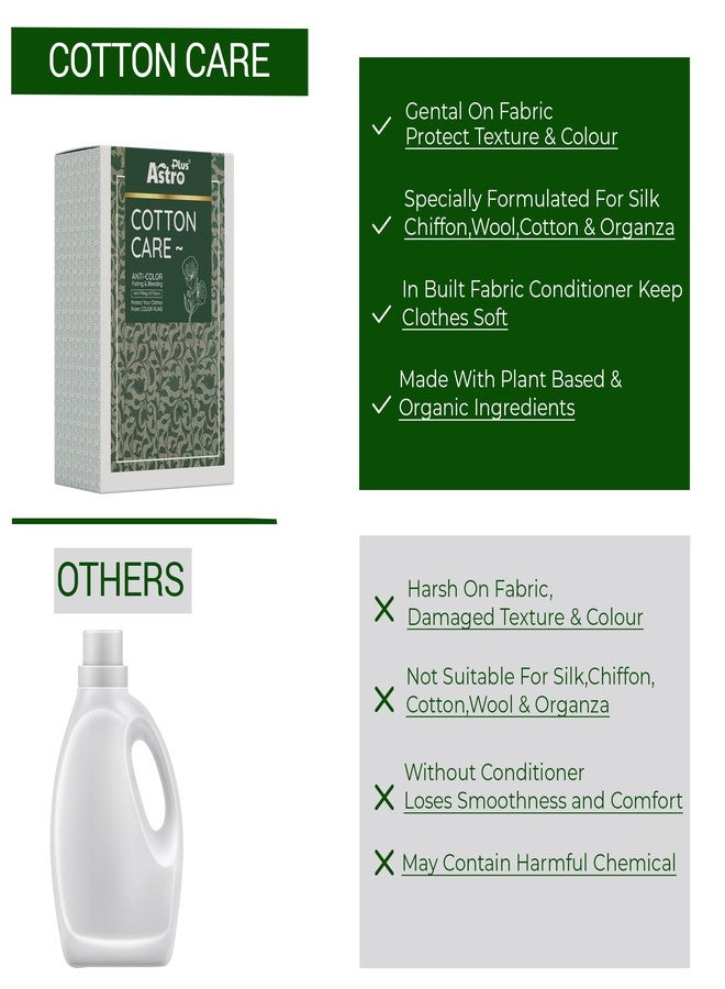 ASTRO PLUS + Astro Plus+ Cotton Care Wash Liquid Pouch Anti-Color Fading & Bleeding Expert Care For Cotton Ware Protect Your Clothes From Color Runs With Anti-Piling Of Fibers (5 Pouch x 40 ml each) - Image 5