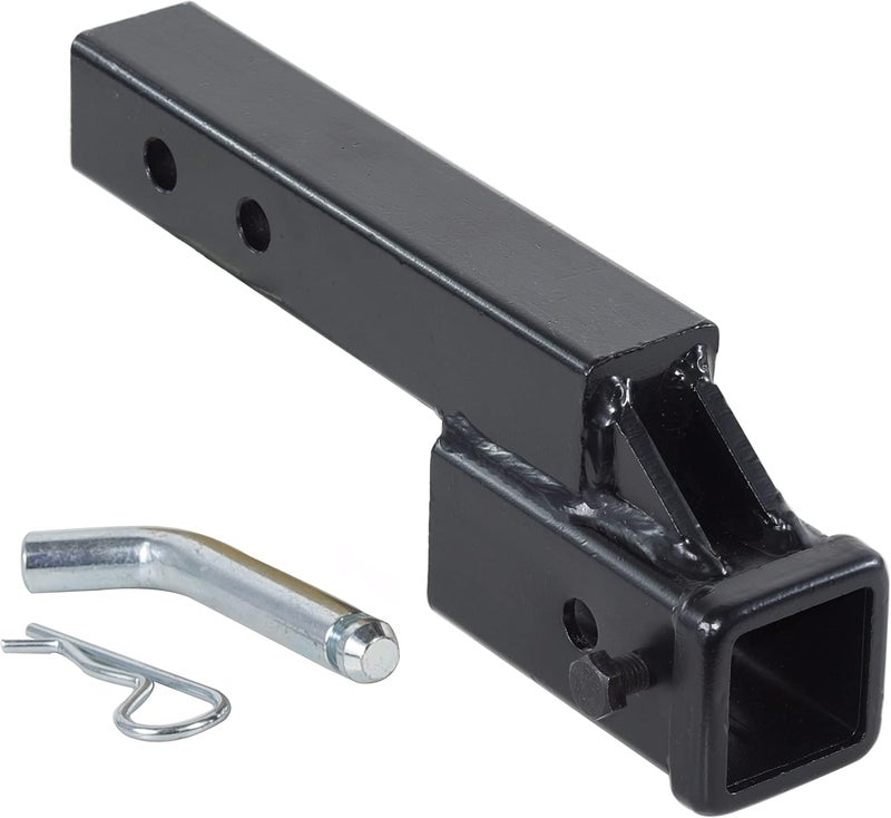 REYSUN 864121 Trailer Hitch Riser with 2.25 Inch Rise/Drop for 2 Inch Receiver Hitch Extension - Image 1