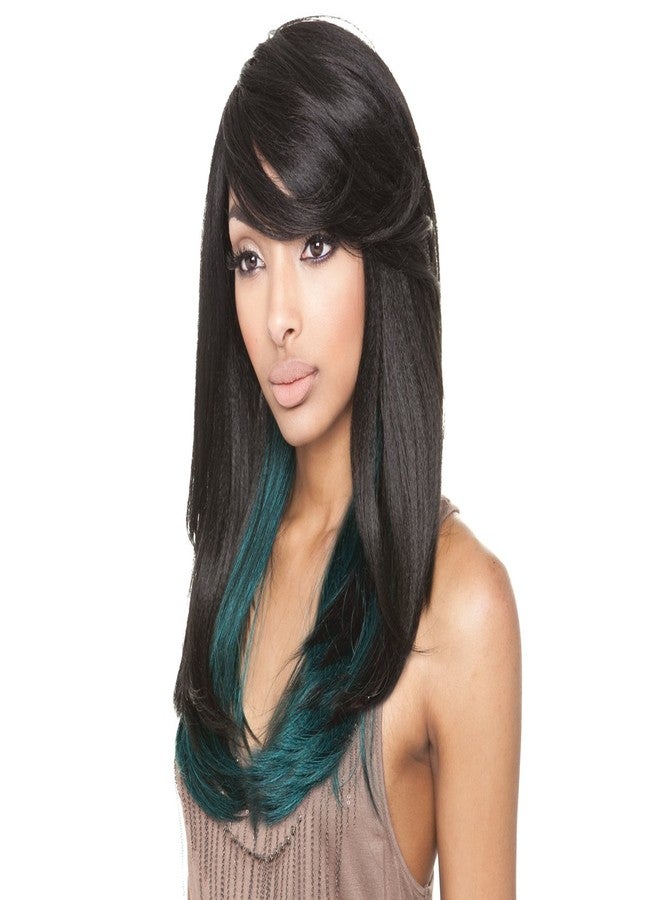 إيزيس شعر مستعار كامل من مزيج الشعر البشري بلون السكر البني من ISIS - BS110 (SMP1B/TEAL) - Image 2