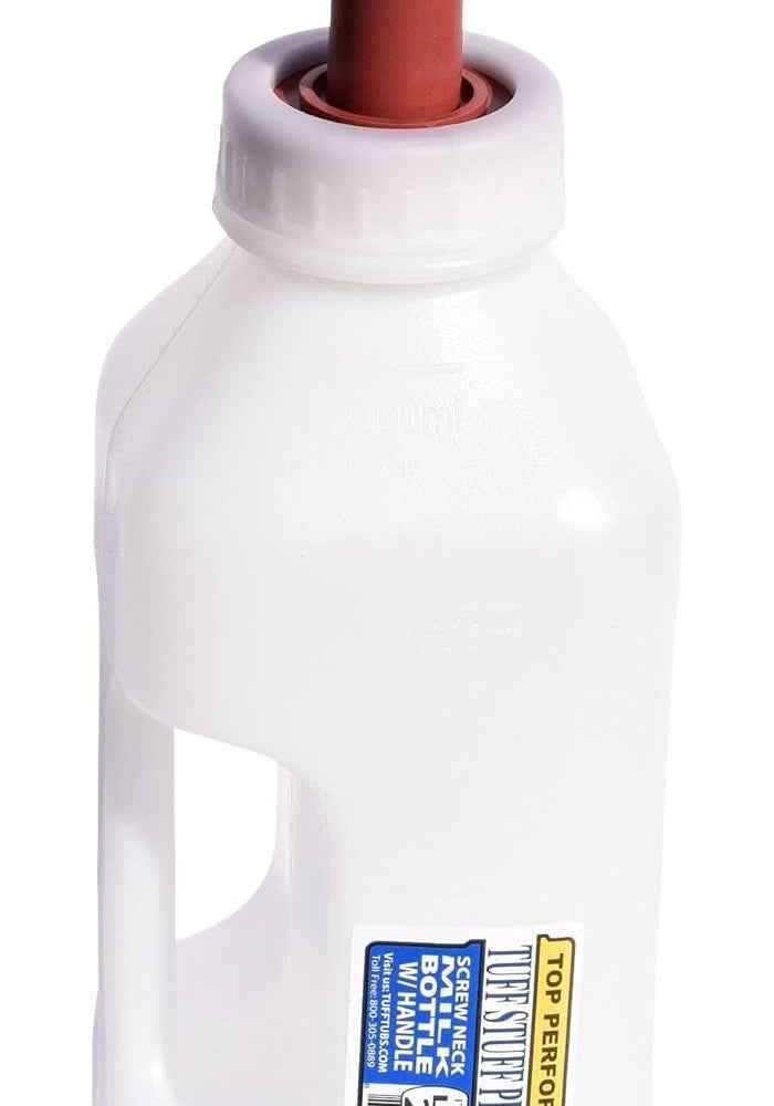 Tuff Stuff 2 Quart Calf Milk Feeding Bottle