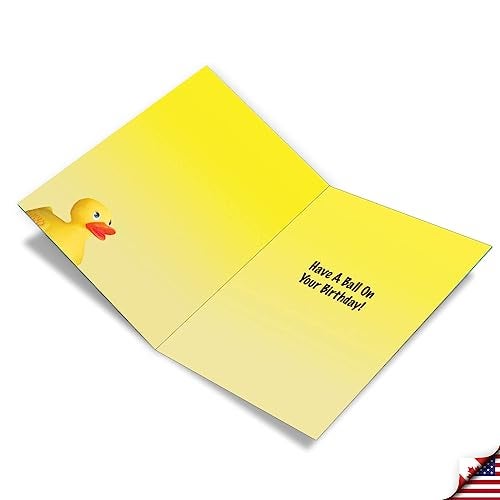 NobleWorks Jumbo Hilarious Birthday Greeting Card 8.5 x 11 Inch with Envelope (1 Pack) Oversize Jumbo Bday My Brain J9697 - Image 2