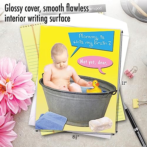 NobleWorks Jumbo Hilarious Birthday Greeting Card 8.5 x 11 Inch with Envelope (1 Pack) Oversize Jumbo Bday My Brain J9697 - Image 5
