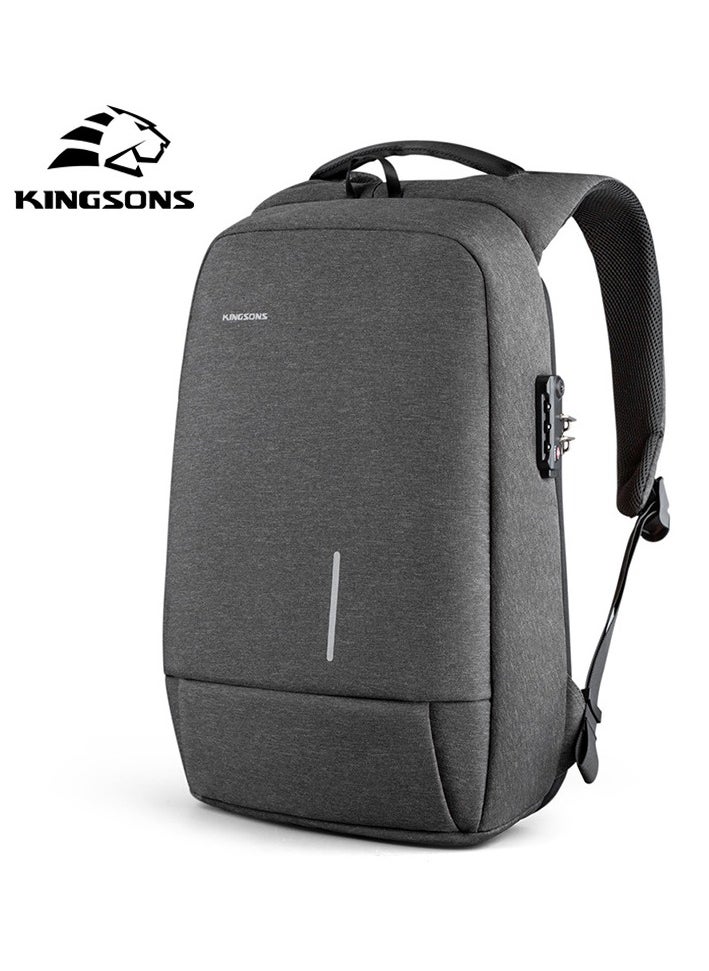 KINGSONS - USB Charging Travel Backpack 13 inches+ password lock - Image 1
