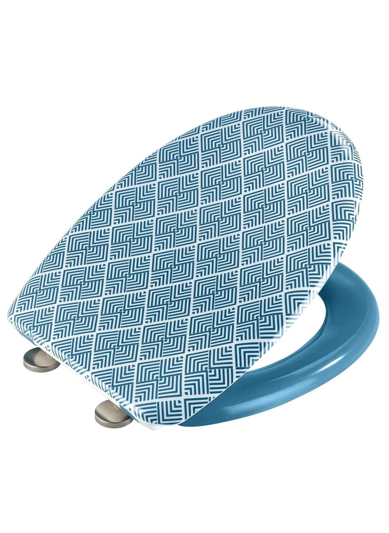 Wenko Easy Close Duroplas Toilet Seat, Atacama