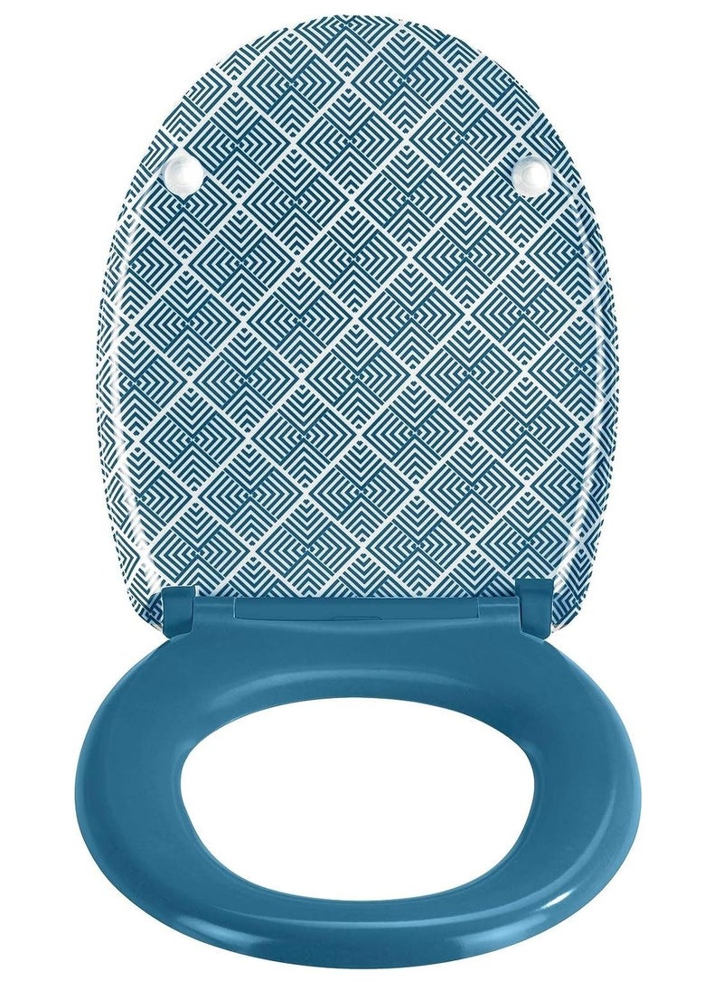 Wenko Easy Close Duroplas Toilet Seat, Atacama