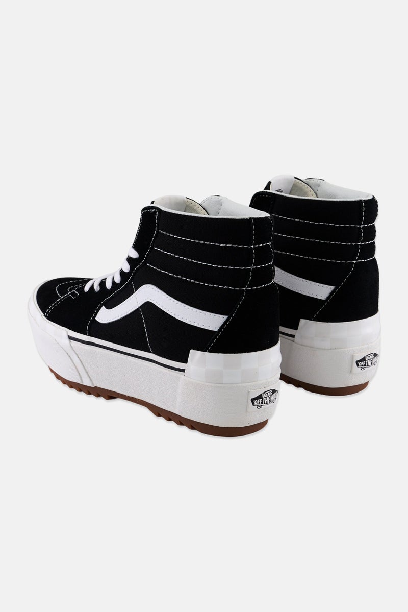 VANS أحذية التزلج النسائية Sk8-Hi Stacked، سوداء - Image 2