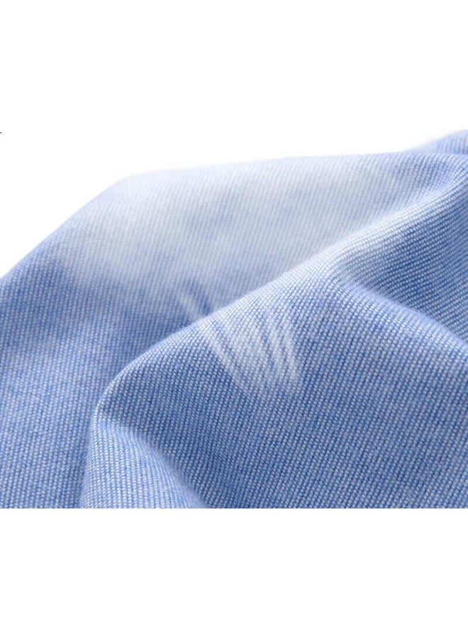 HOdo Men'S Long-Sleeve Shirt, Solid Color, Pure Cotton, Pointed Collar, Button-Down Collar, Casual Shirt - Image 1