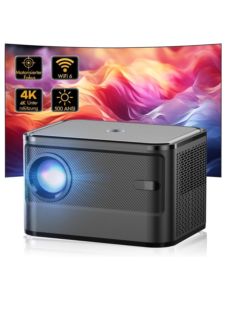 بروجيكتور ذكي بالتركيز التلقائي – دقة Full HD 1080P، نظام Android، WiFi6، بلوتوث، 150 ANSI لومن - Image 1