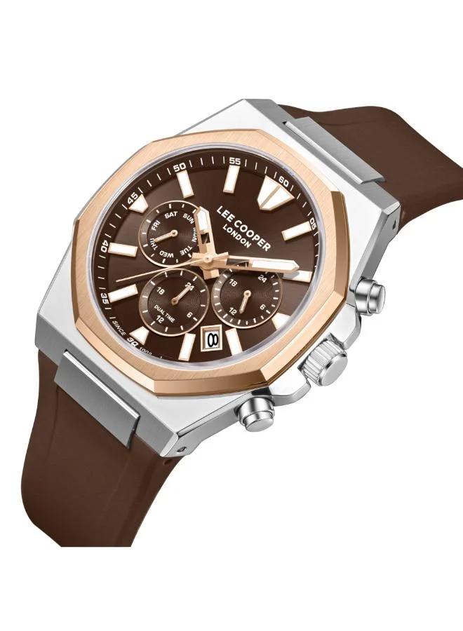 Lee Cooper  Men's Silicone Multi Function Watch LC08313.542 - 45,1X51,5 mm for Men | Best Price UAE