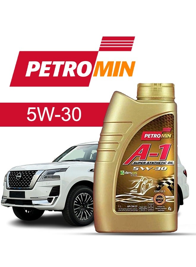 Petromin Engine Oil – For NISSAN Patrol V8 2024 - 2010, 7 Liter,  5w30 Petromin - With Engine Oil Filter - 2010 2011 2012 2013 2014 2015 2016 2017 2018 2019 2020 2021 2022 2023 2024