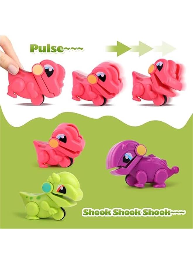 DAYWELL 9 Mini Dinosaur Toy, Pocket Dinosaur Toys, Interactive Dinosaur Toys for Boys Girls, Gifts for Birthday Children's Day - Image 2