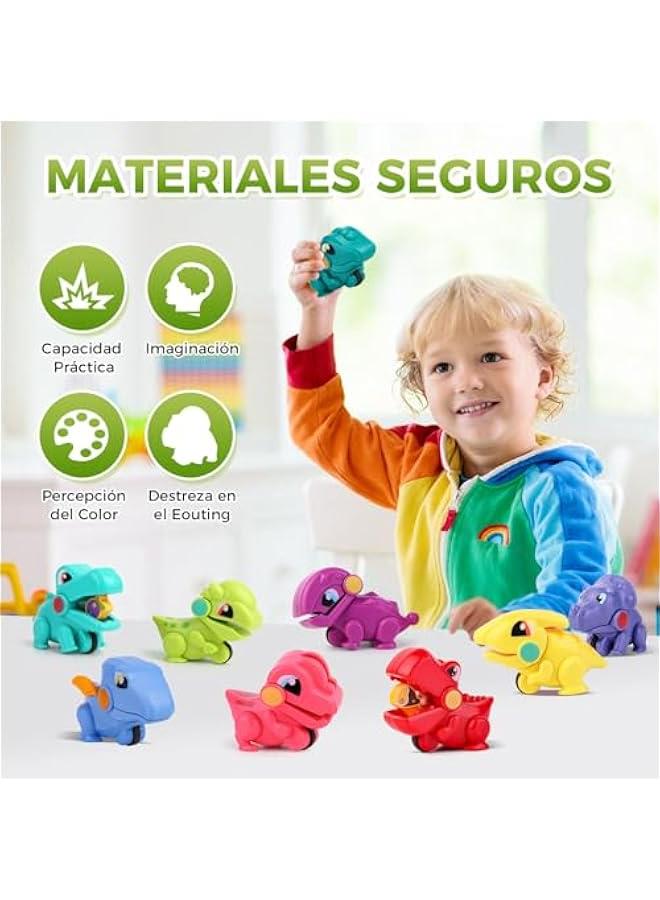 DAYWELL 9 Mini Dinosaur Toy, Pocket Dinosaur Toys, Interactive Dinosaur Toys for Boys Girls, Gifts for Birthday Children's Day - Image 5