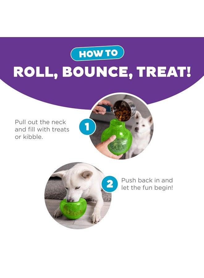 outward hound Snoop Interactive Treat Dispensing Dog Toy, Large, Green - Image 5