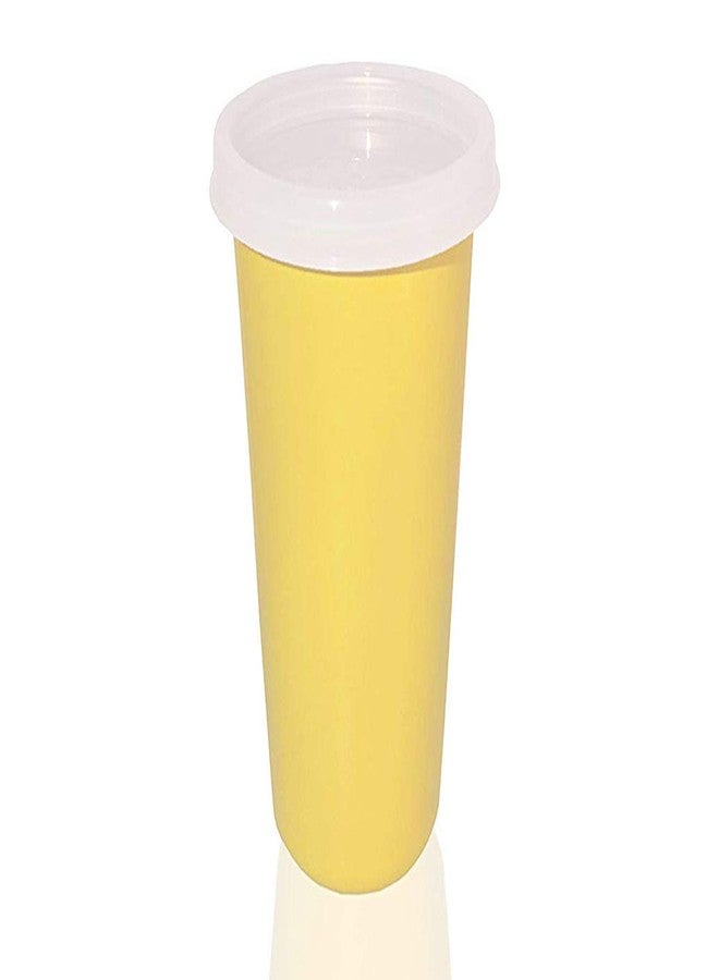 PARABRAHMA كوب شرب للأطفال من الفولاذ المقاوم للصدأ من بارابراهما مع ماصة، كوب زجاجي للأطفال مع ماصة وغطاء، كوب شرب للأطفال مع واقي من اللثة، ماصتان وفرشاة تنظيف واحدة (300 مل، 1-4 سنوات) (أصفر) - Image 3