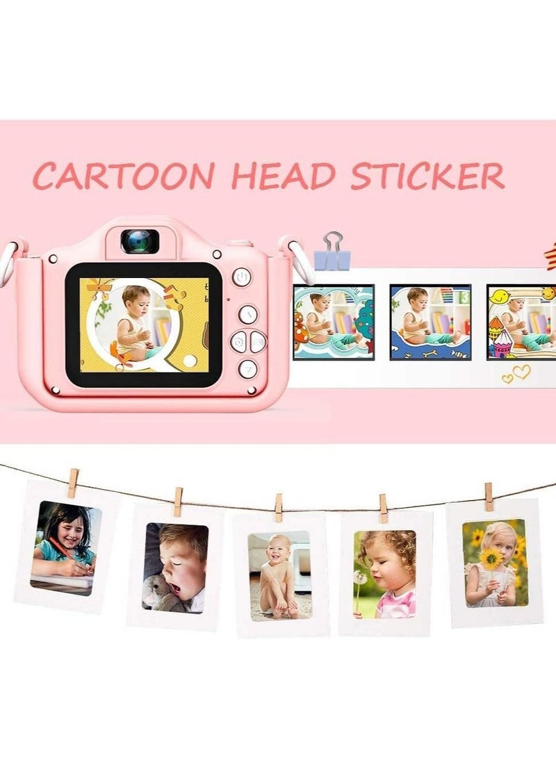 كاميرا HD للأطفال للبنات/الأولاد، ألعاب للأطفال من 3-9 سنوات، هدية عيد ميلاد للأطفال من 6-9 سنوات، كاميرا رقمية مزدوجة للأطفال، كاميرا سيلفي HD للأطفال، بطاقة ذاكرة 32GB - Image 4