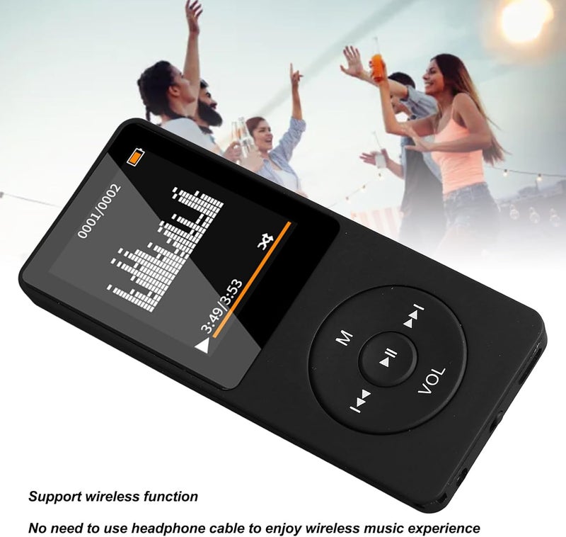 Goshyda Budget friendly premium quality Mp4 Player, Mp4 Music Player with Bluetooth, Mini Portable Mp3 Mp4 Player for Running Walking Studying Efficiency boosted construction - Image 1