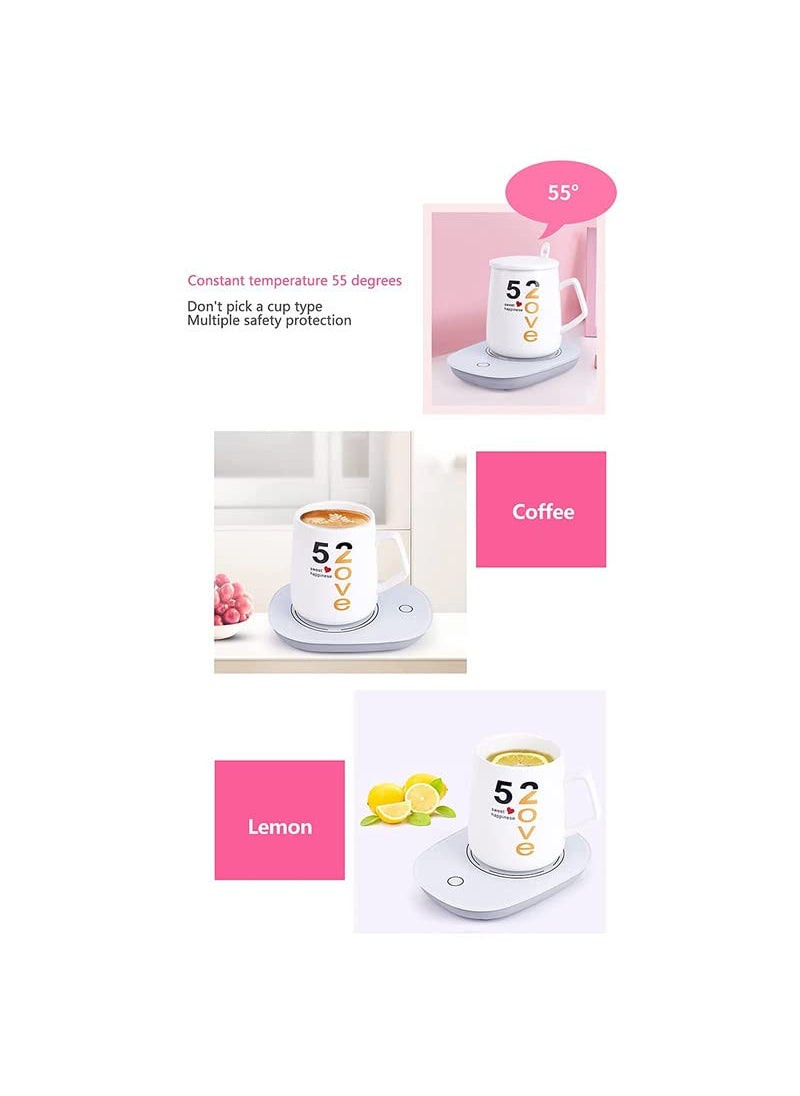 DHARMIK V ENTERPRISE Dharmik V Enterprise 55 Thermostatic Cup Mat Intelligent Household Cup KeepWarm Machine 220V Domestic Plug  - Image 3