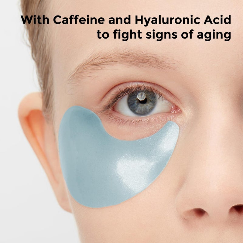 misoli Under Eye Patches for Dark Circles, Puffiness - Eye Bag, Wrinkle Treatment Gel Mask - Caffeine Hyaluronic Acid Niacinamide - Brightening Hydrating - Korean Skincare, Birthday Gift for Women, 30Pairs - Image 2