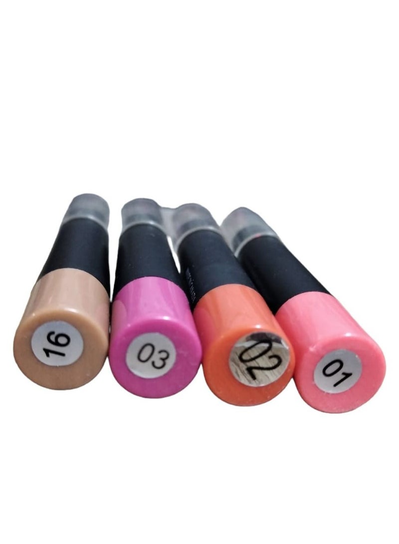 Generic Lip Stick 4 Colors Set for Girls With Lip Balm And Protection From Cracks  - Image 3