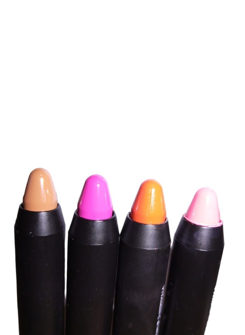 Generic Lip Stick 4 Colors Set for Girls With Lip Balm And Protection From Cracks  - Image 2