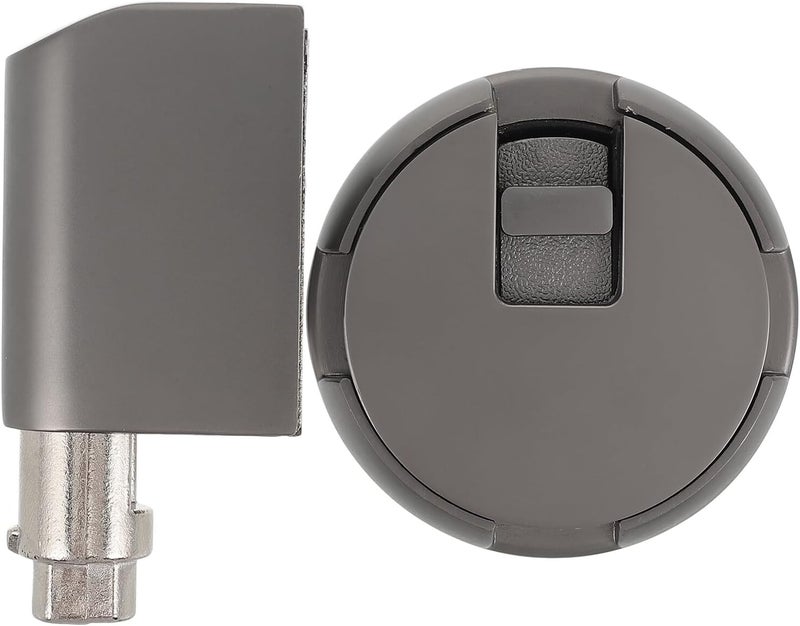 Mechanical Windproof Door Stopper Floor Mount Non-Slip Door Bumper Gray No-Drill Heavy Duty for Indoor Office and Home Use - Image 1