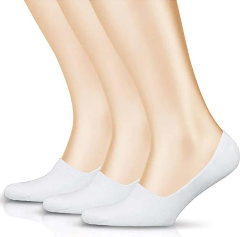 Hepsine Rakip Rival to All 3-Piece Men's Bamboo Ballerina Socks Non-Slip Heel Soft Quality