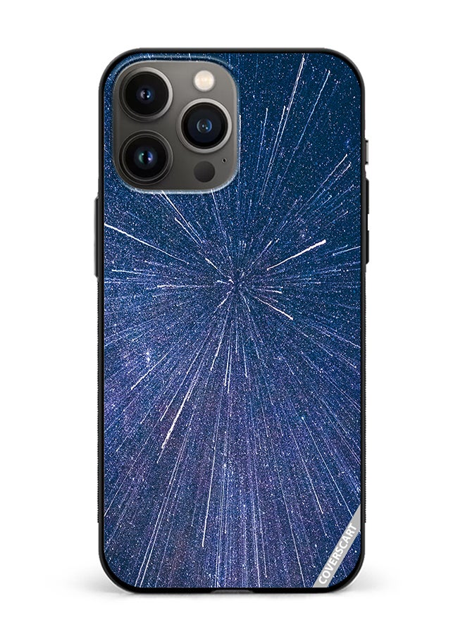 Protective Case Cover For Apple iPhone 13 Pro Sky Night Design Blue