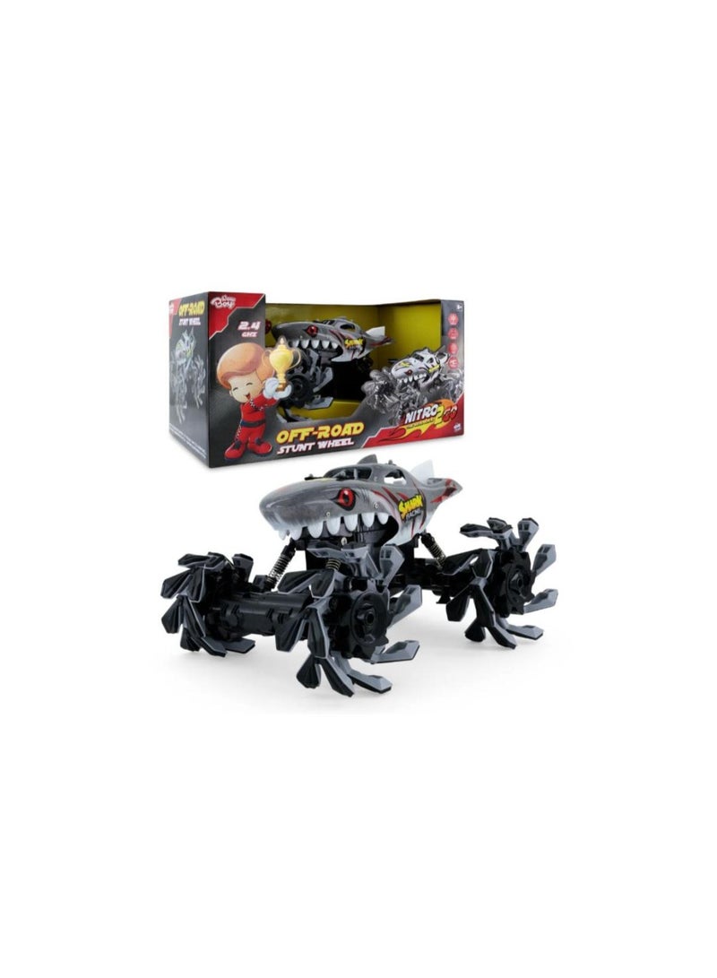 Nitro عجلة نيترو2جو RC للقيام بالحيل على الطرق الوعرة (قرش) - Image 1