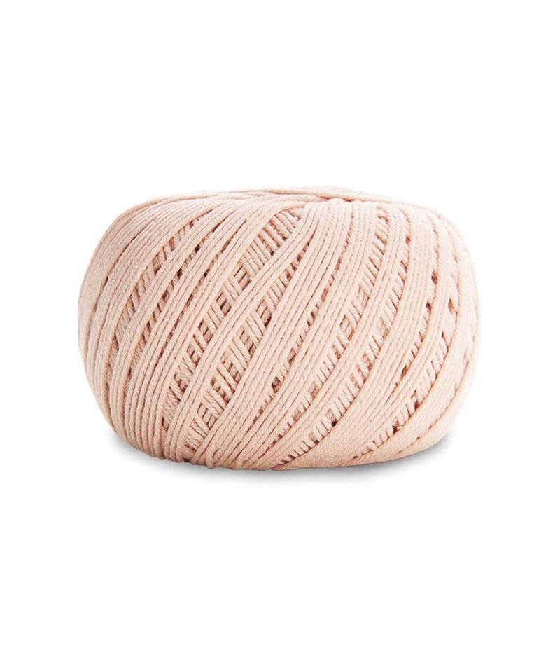 CÃRCULO Circulo Amigurumi Yarn, 100% Mercerized Brazilian Virgin Cotton for Crocheting and Knitting, Soft Art - Sport Weight Yarn, 4.4 oz, 278 yds - Color 7563 - Chantilly - Image 2