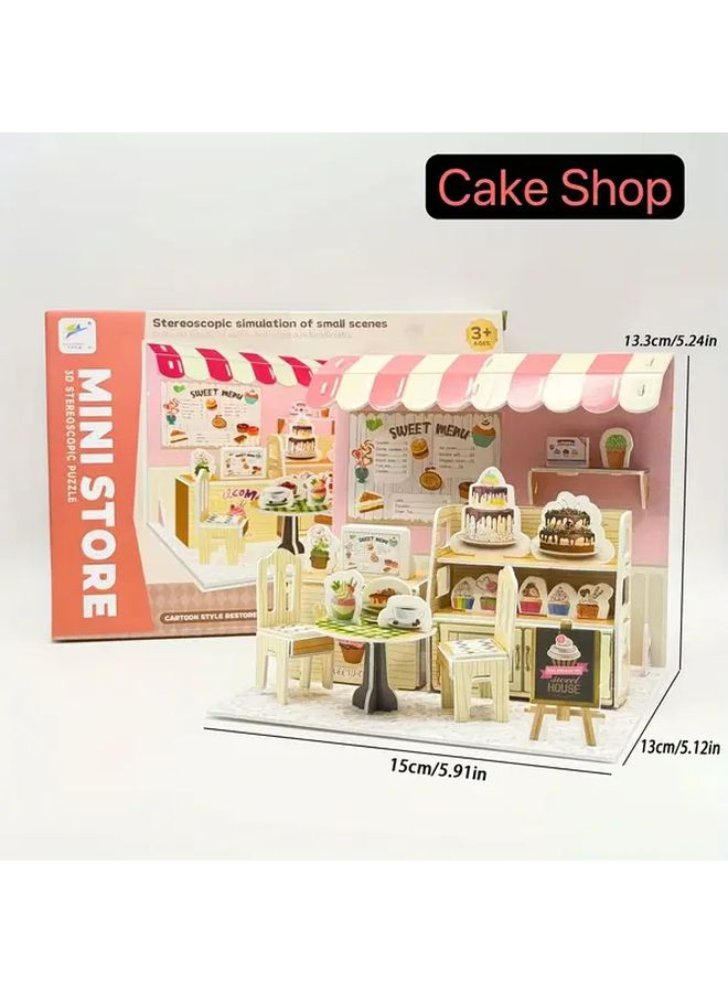 DIY 3D House Puzzle Mini Model Creative Assembly Living Room Set 30PCS - Image 5