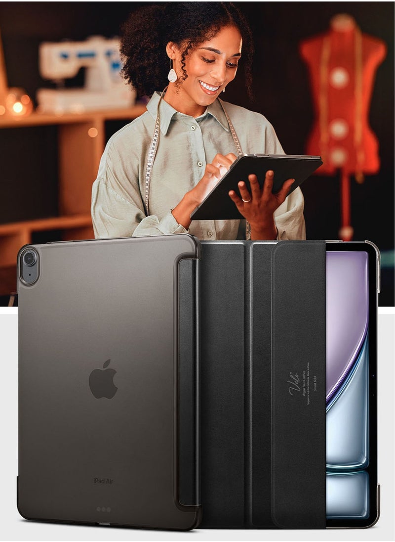 Spigen Smart Fold iPad AIR 13 inch Case Cover M2 (2024) - Black  - Image 2