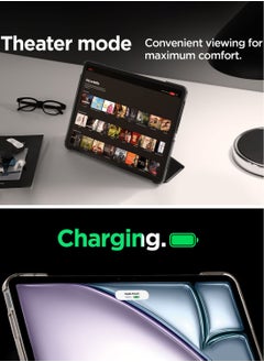 Spigen Smart Fold iPad AIR 13 inch Case Cover M2 (2024) - Black  - Image 5