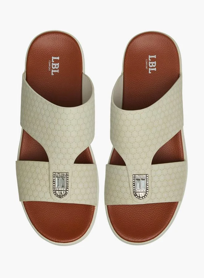 LBL by Shoexpress CREAM Men Slip-On Arabic Sandals for Men | Best Price UAE