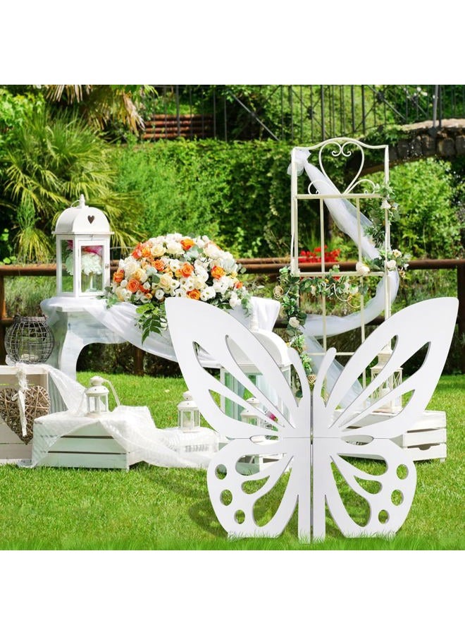 Famaster 30" Large Butterfly Decorations - Freestanding & Foldable Large butterflies Cutouts - Mariposas Grandes para Decoracion - Butterfly Backdrop for Birthday, Baby Shower, Party Decor - Image 5