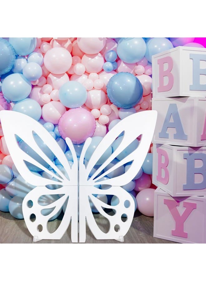 Famaster 30" Large Butterfly Decorations - Freestanding & Foldable Large butterflies Cutouts - Mariposas Grandes para Decoracion - Butterfly Backdrop for Birthday, Baby Shower, Party Decor - Image 4